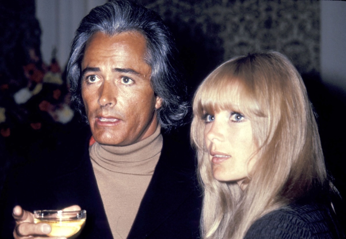 John Derek and Linda Evans in 1970