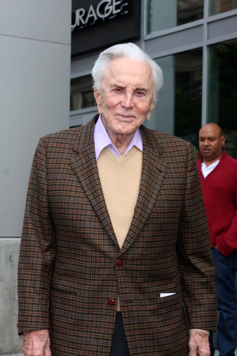 kirk douglas over 100 years old 