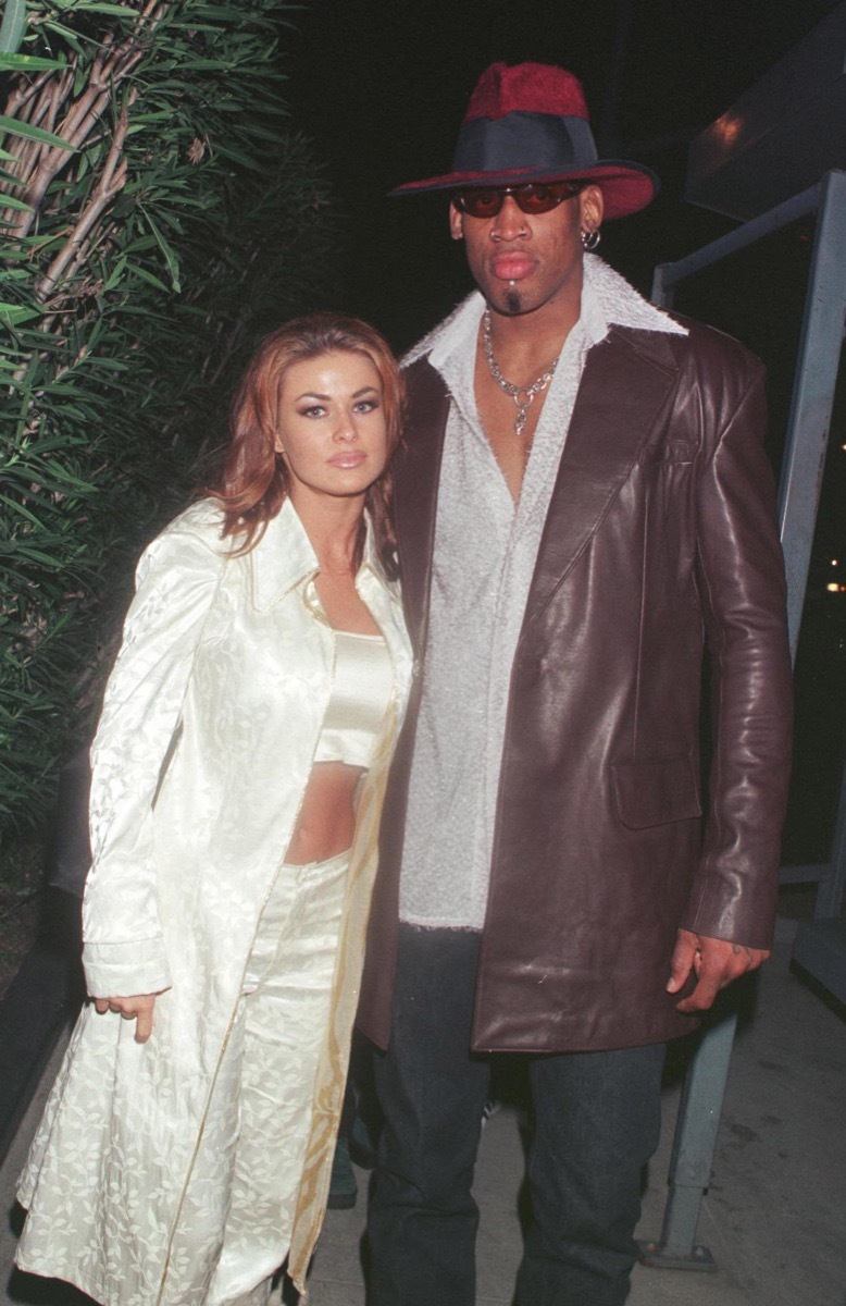 Dennis Rodman and Carmen Electra