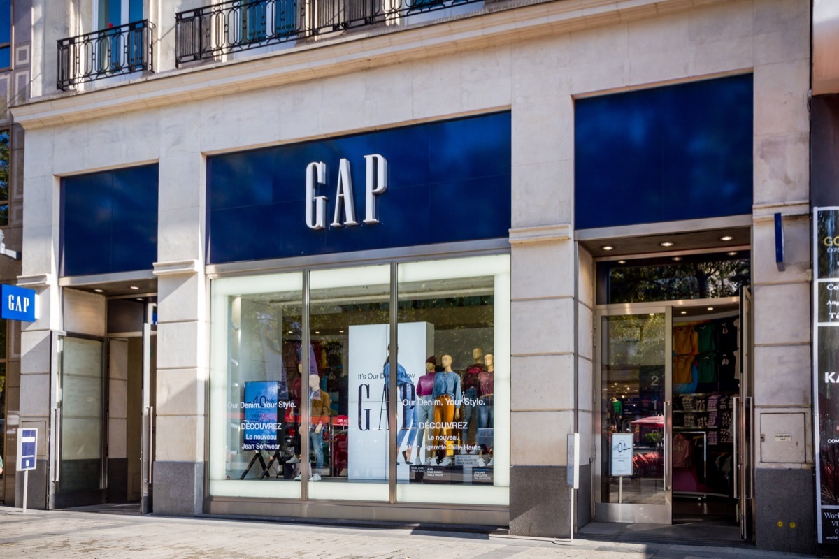 Entrance to a Gap Store