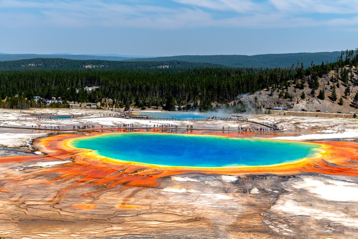 Grand Prismatic Spring Yellowstone national park