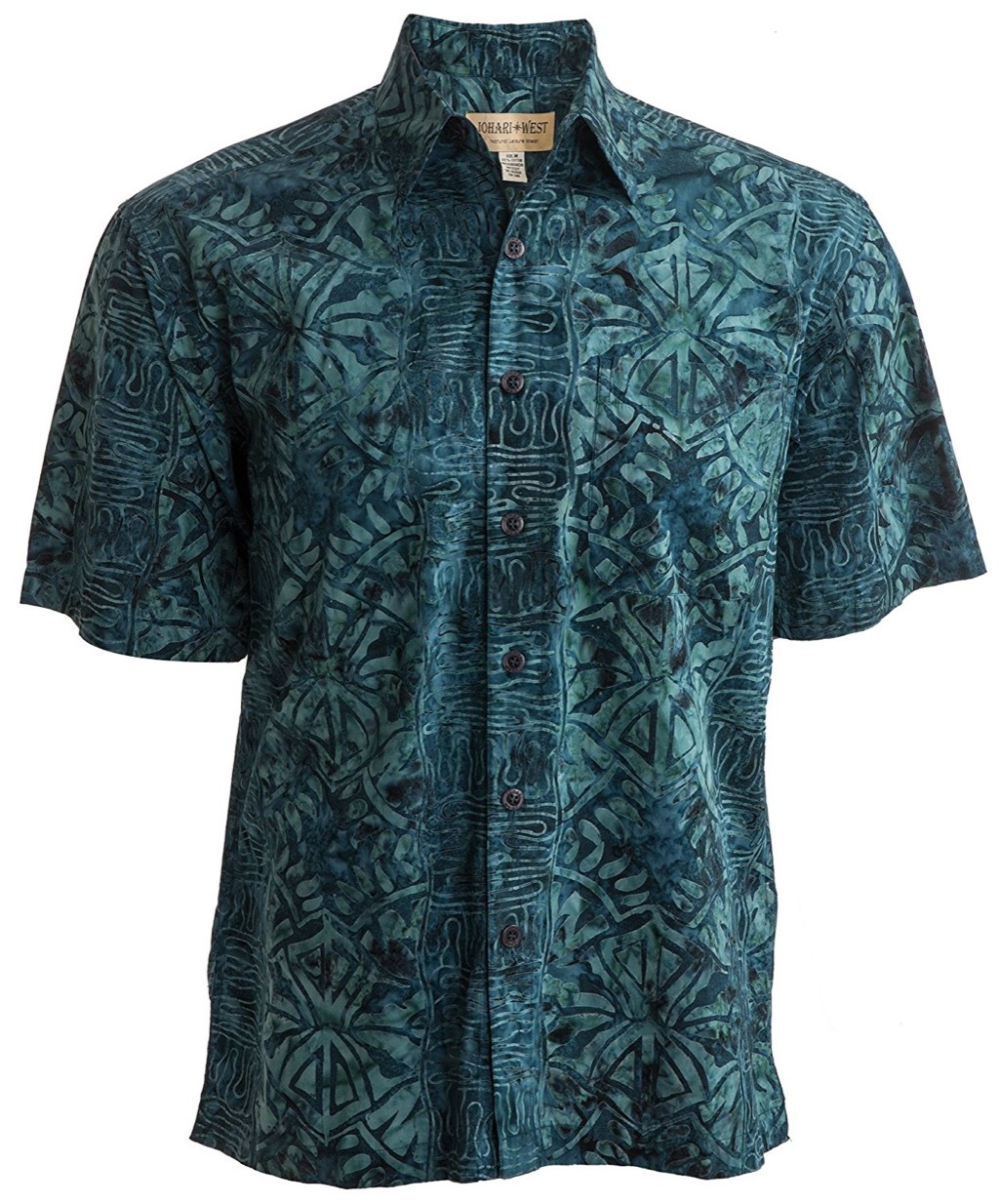 Johari West Geometric Forest Tropical Batik Shir