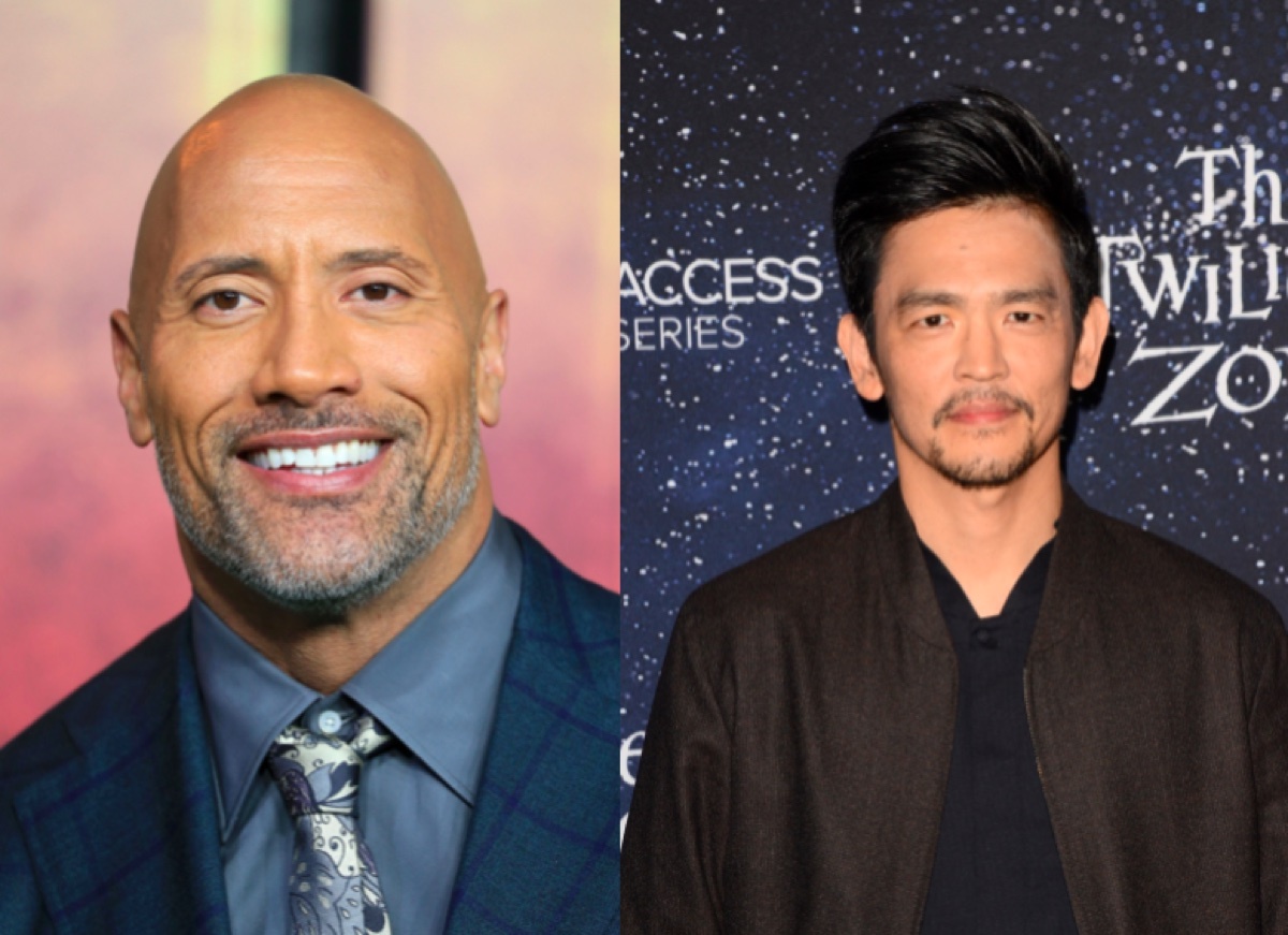 Dwayne Johnson and John Cho