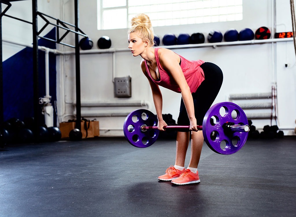 Woman lifting