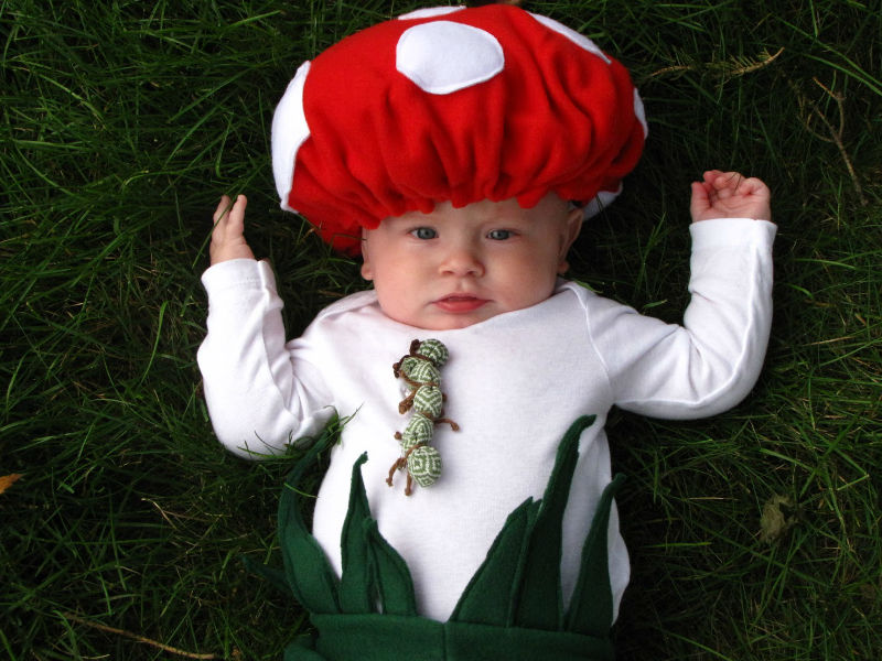 Baby Mushroom Costume - Hilarious ideas for kids' Halloween costumes