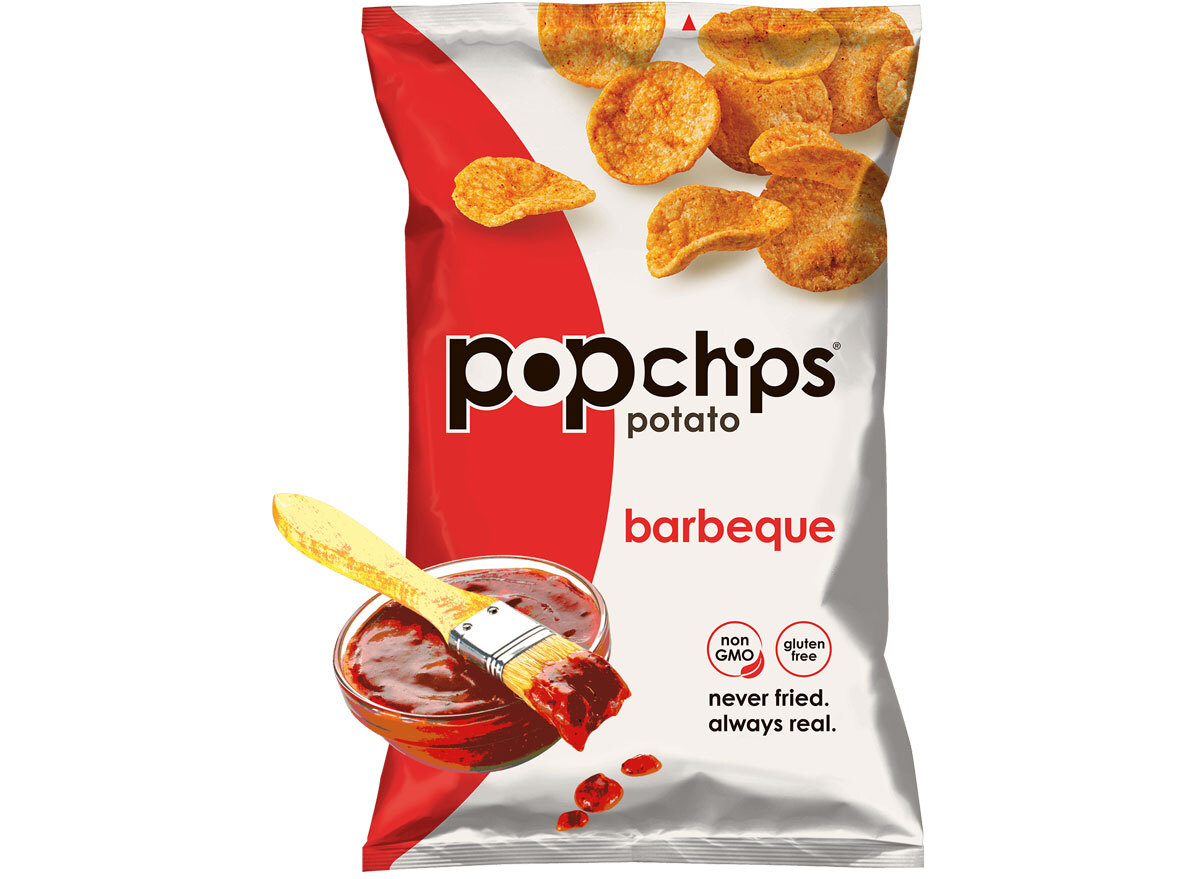 popchips bbq potato chips - best healthy low calorie chips