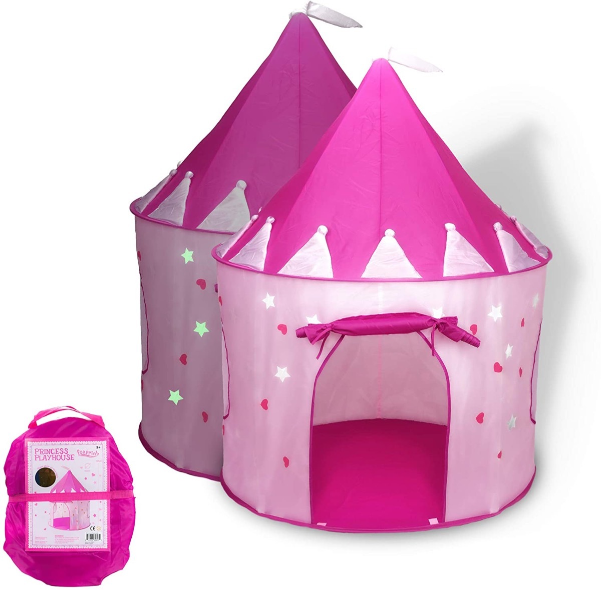 pink play tent