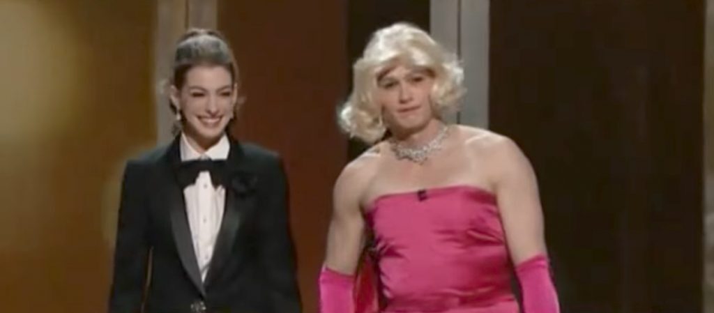 James Franco Dresses as Marilyn Monroe Oscars Jokes