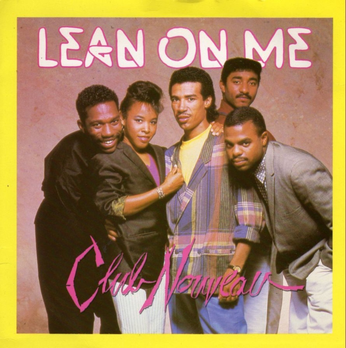 album cover of club nouveau lean on me