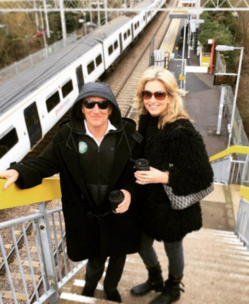 Rod Stewart Penny Lancaster Celebrities Using Public Transportation