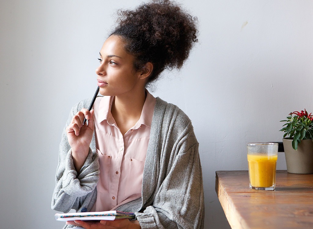 woman thinking