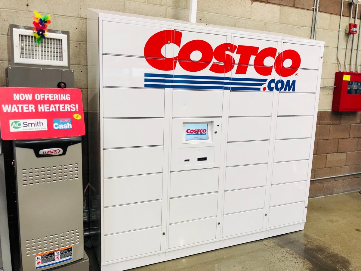 costco pickup lockers