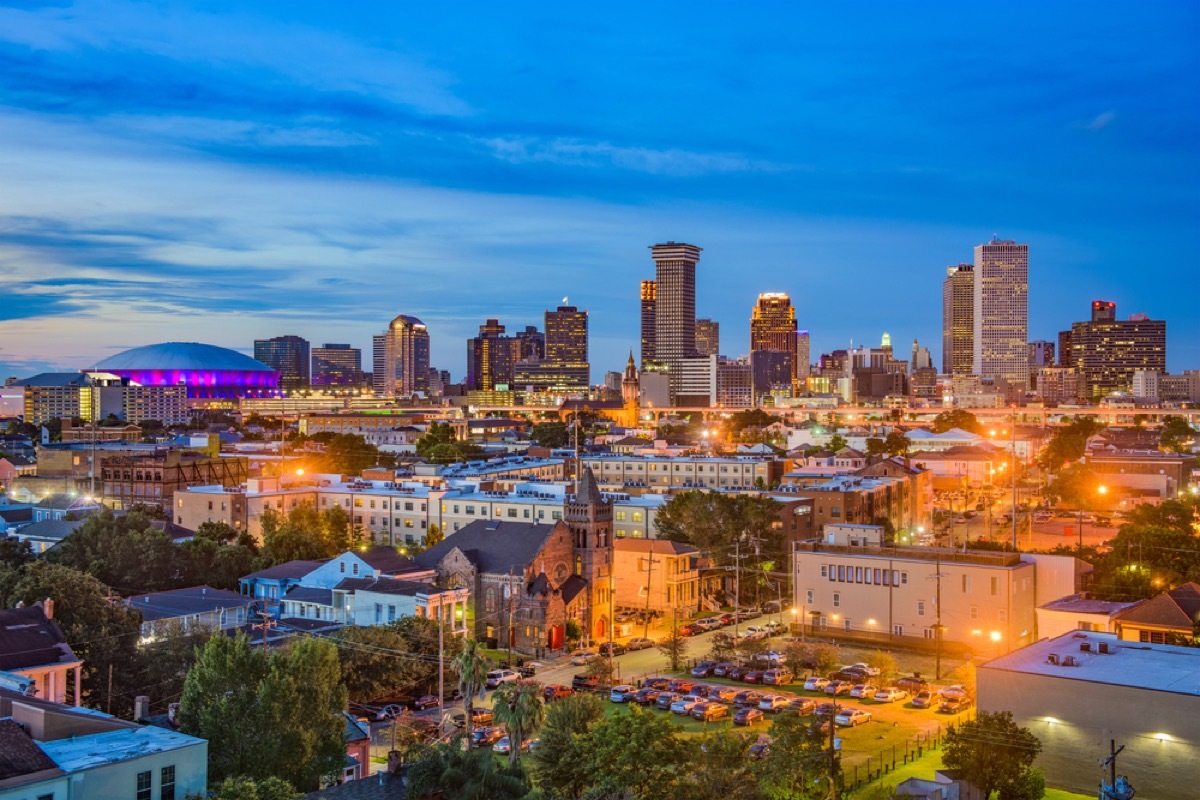 new orleans louisiana skyline