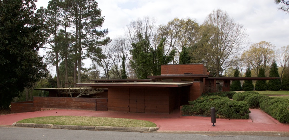 rosenbaum house in alabama designed by frank lloyd wright