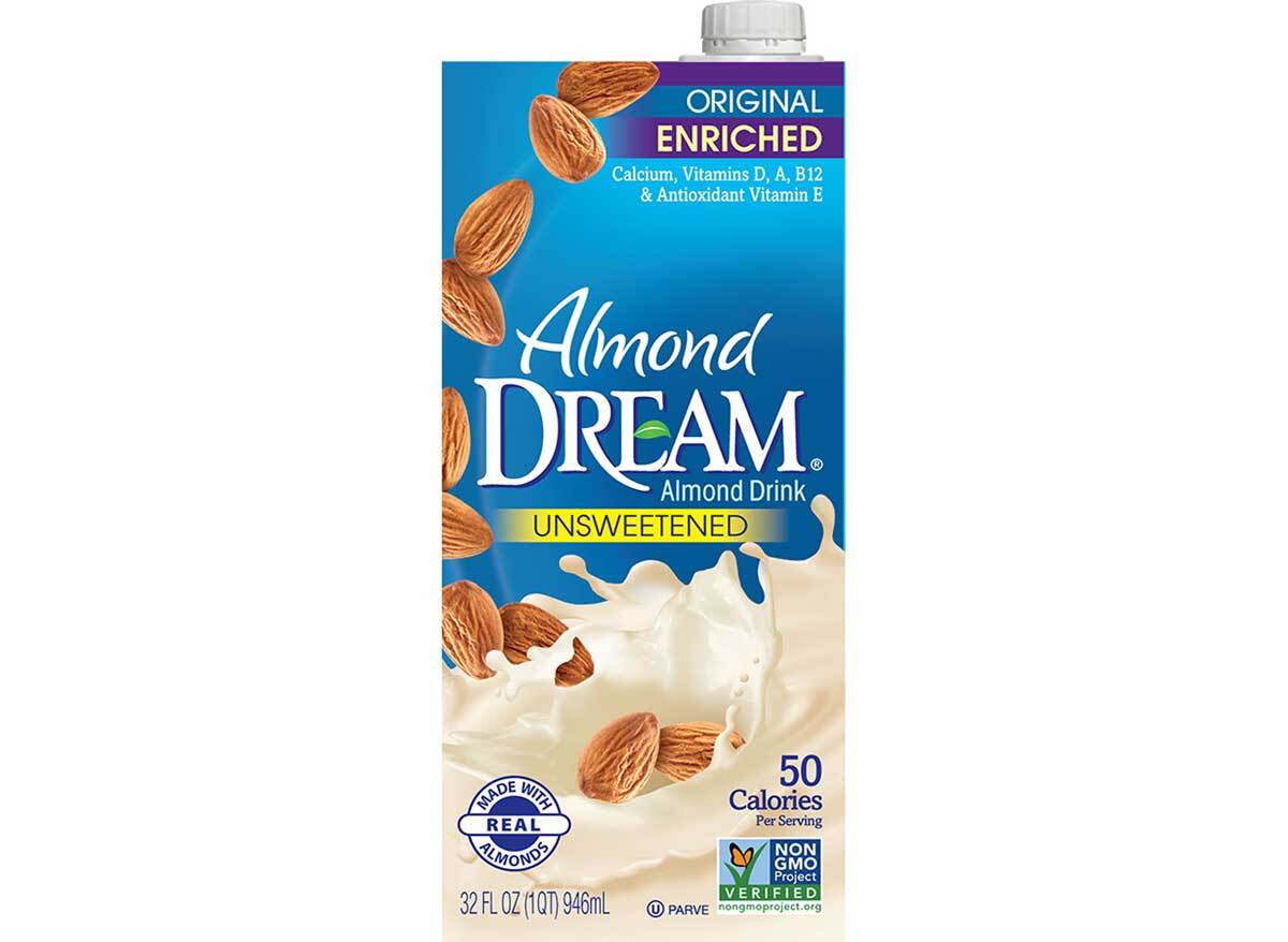 Almond Dream unsweetened almond milk