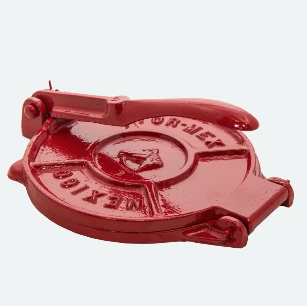 red tortilla press