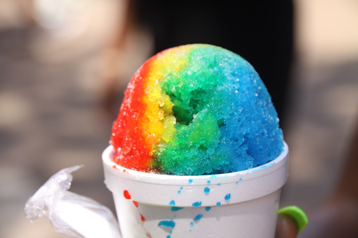 Rainbow Snow Cone