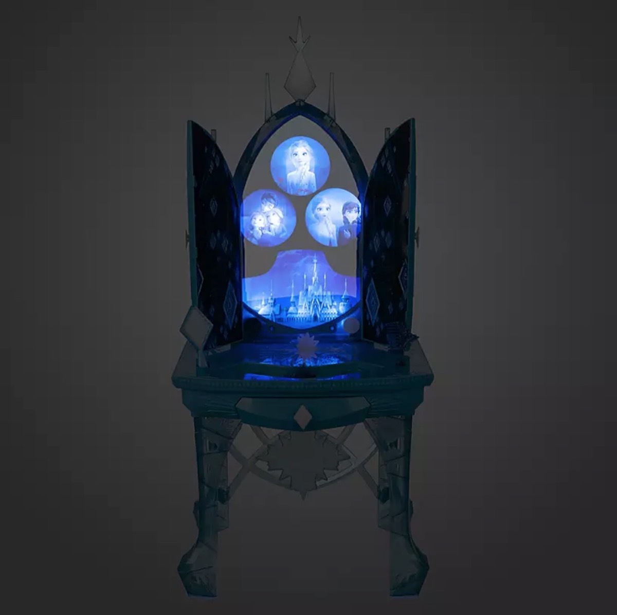 frozen lighted vanity set