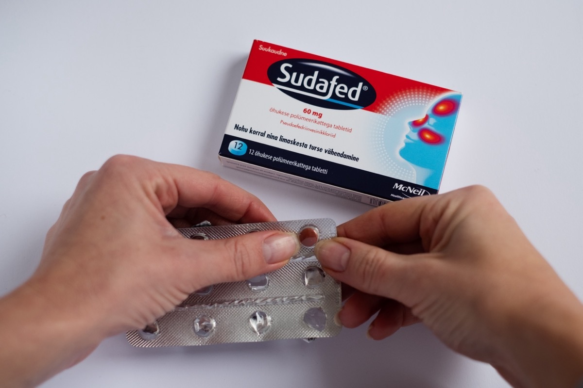 Box of Sudafed