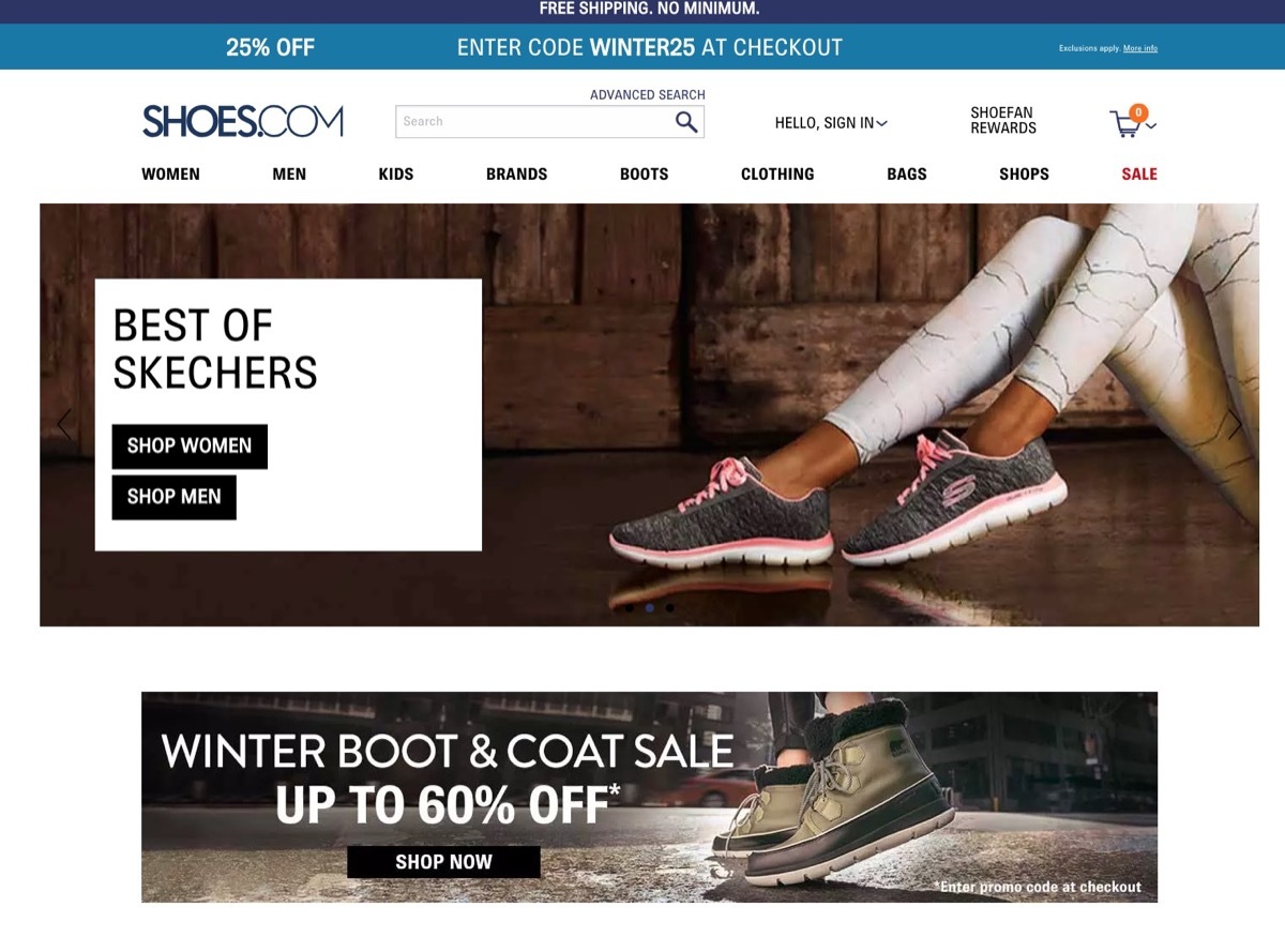 Shoes.com Website {Save Money on Shoes}