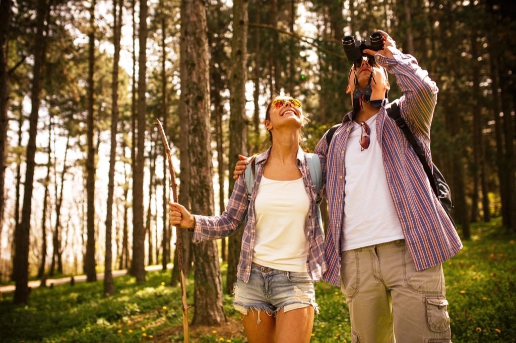 couple hiking