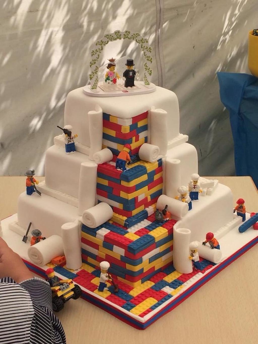 lego wedding cake