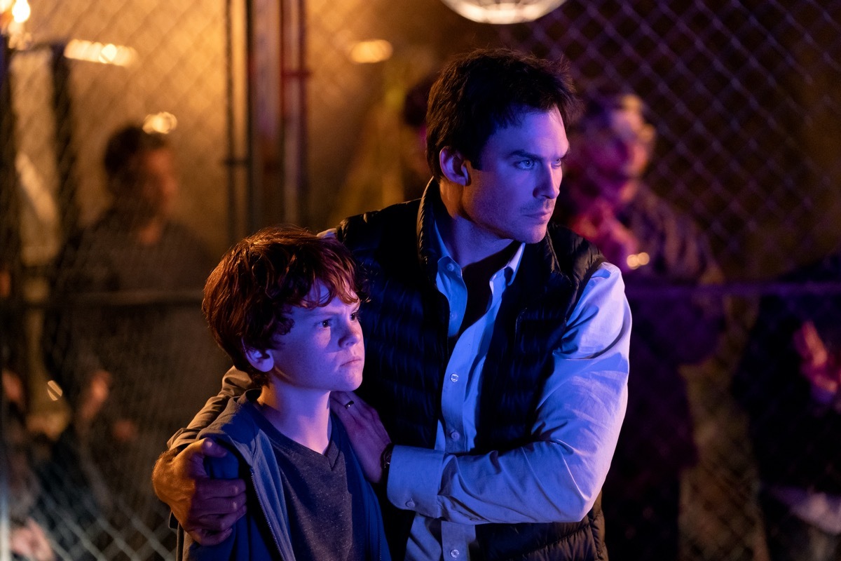 Ian Somerhalder and Kyle Harrison Breitkopf in V Wars