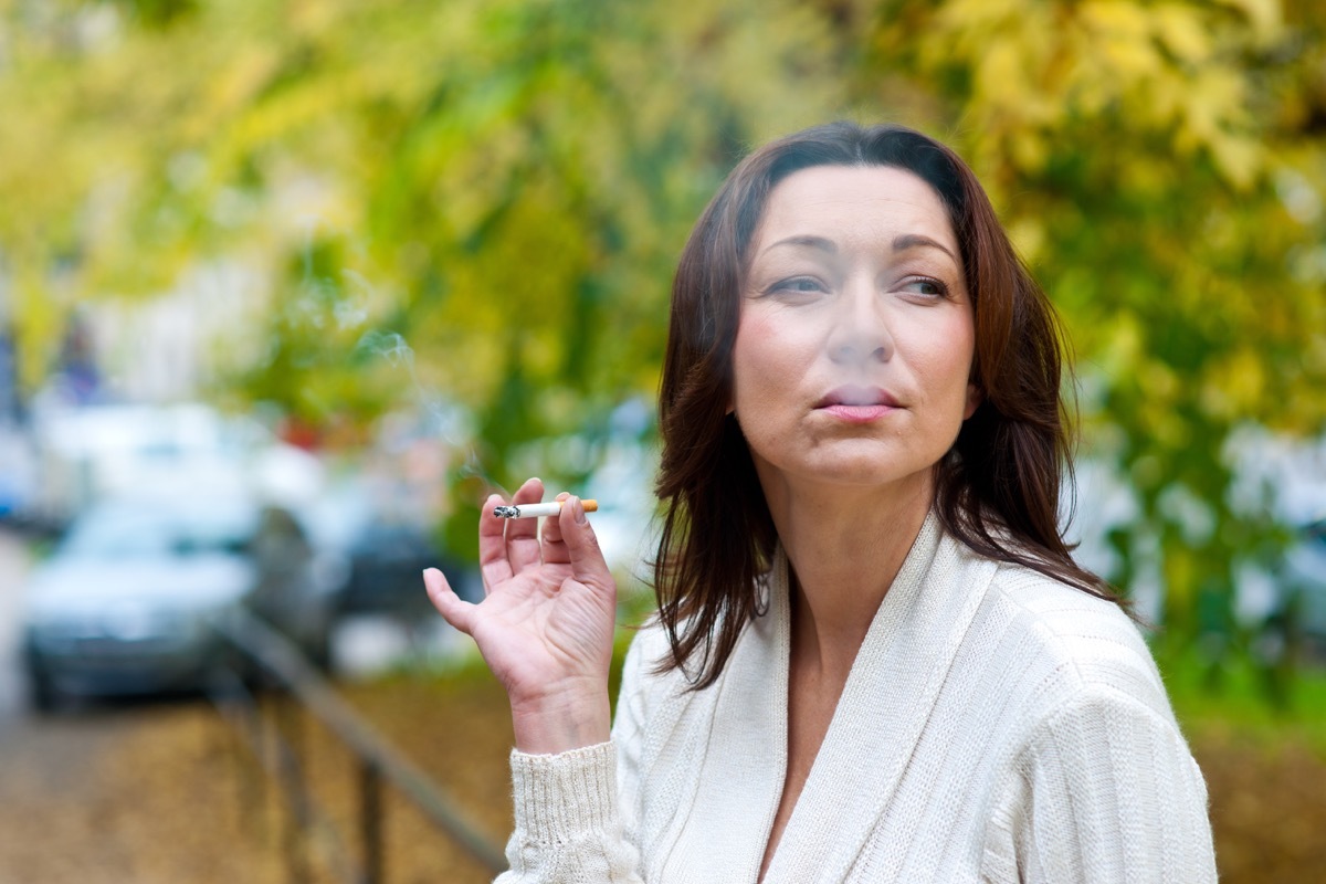 mature woman smoking things you're doing that would horrify sleep doctors