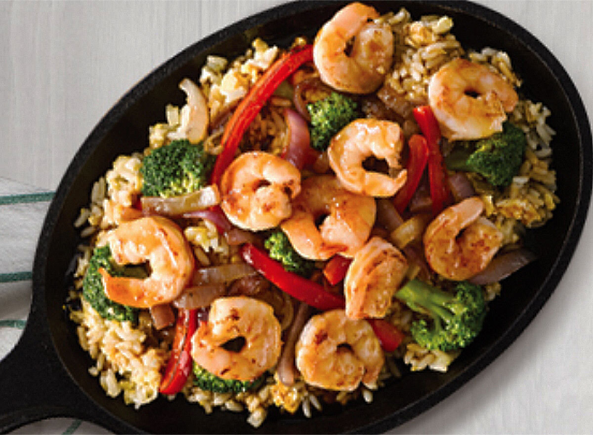 perkins grilled shrimp skillet