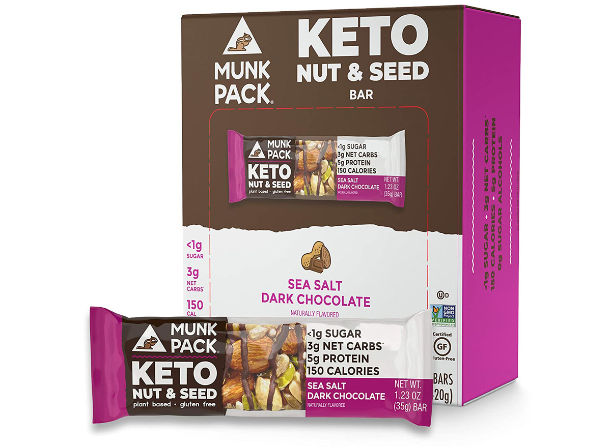 Munk pack keto nut seed bar