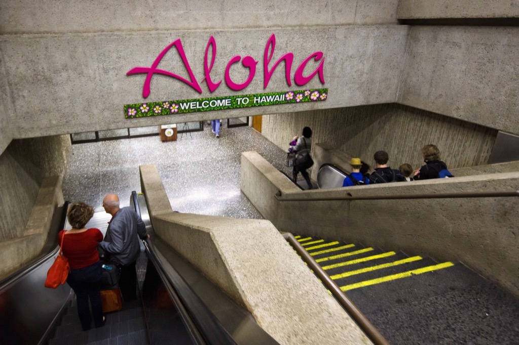 Honolulu airport interior