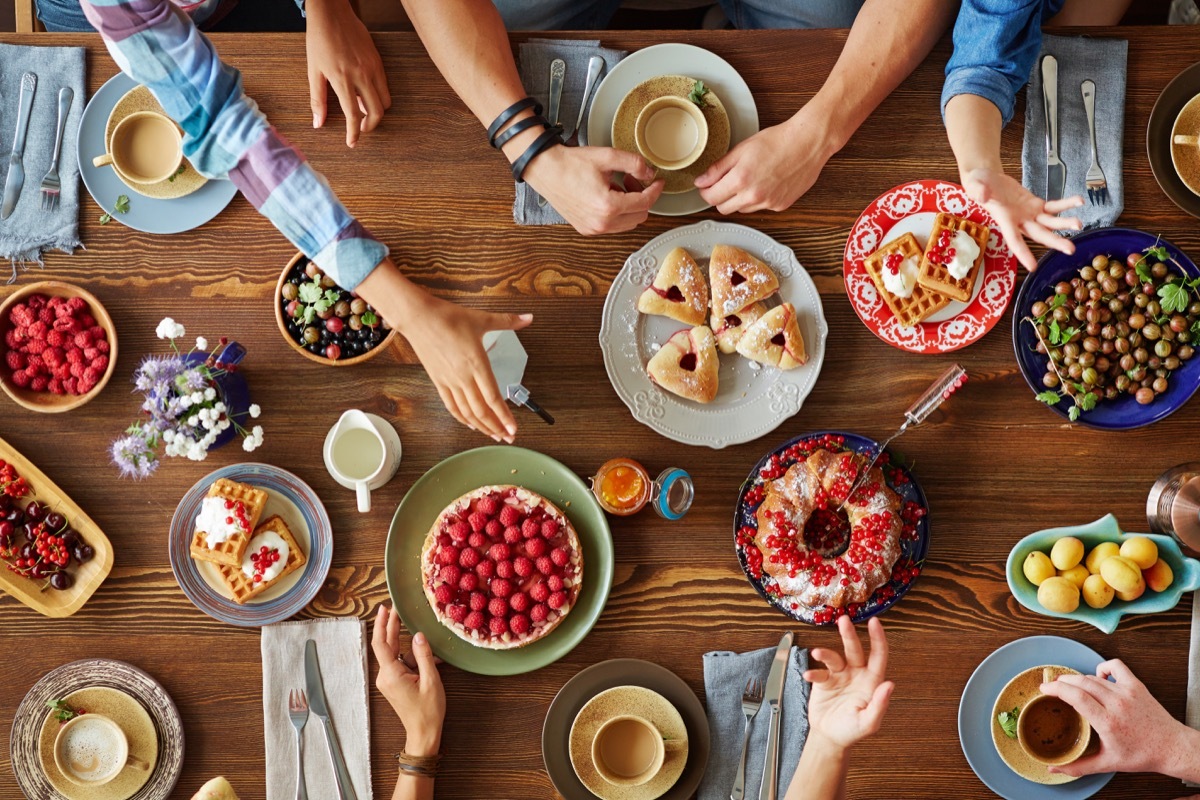 Christmas Table with Food Christmas Perfectionism