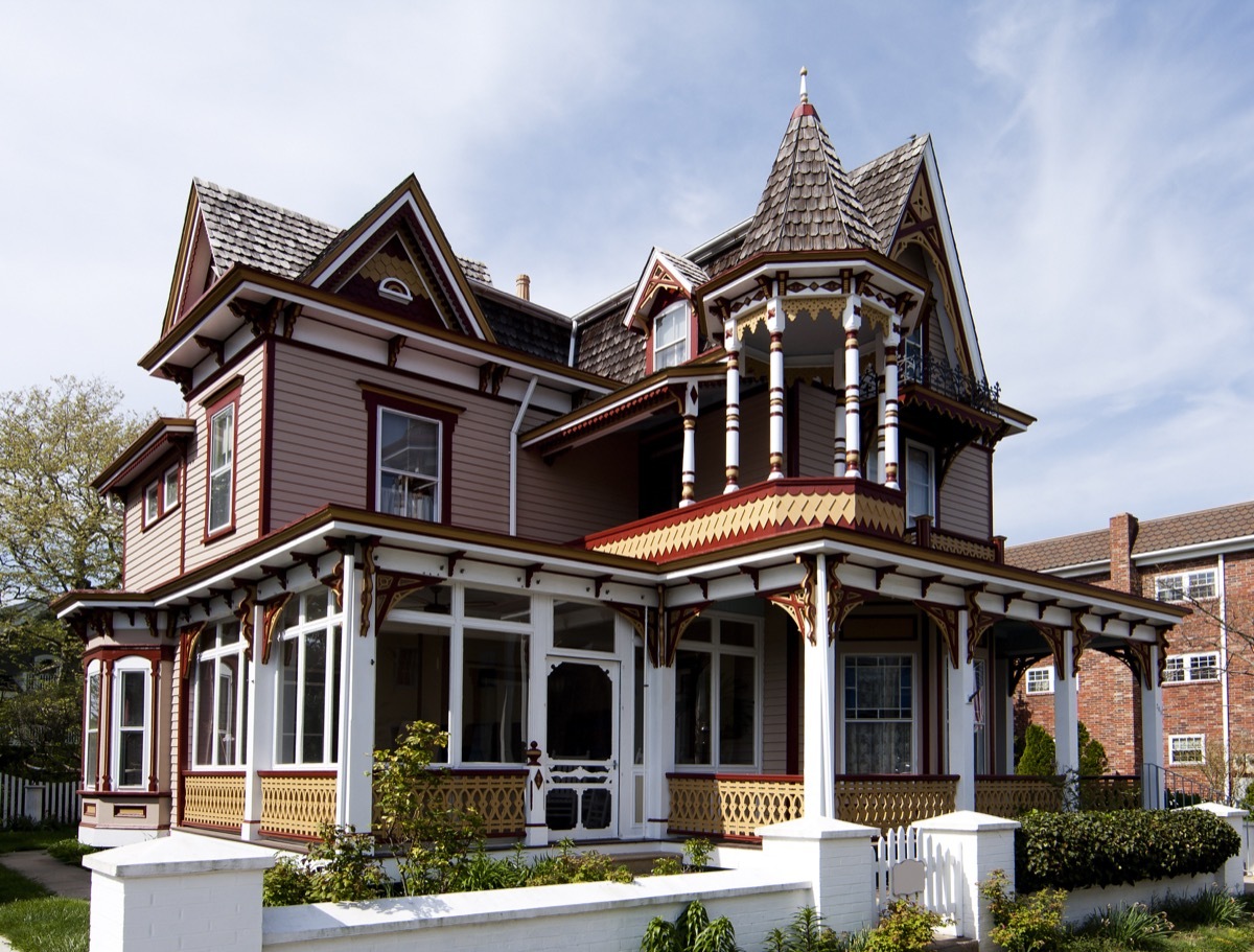 Home with ornate woodwork 