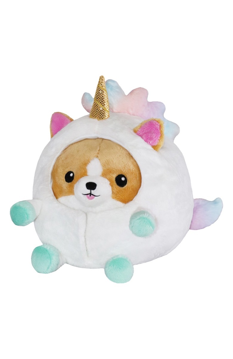 squishable undercover unicorn corgi stuffed animal