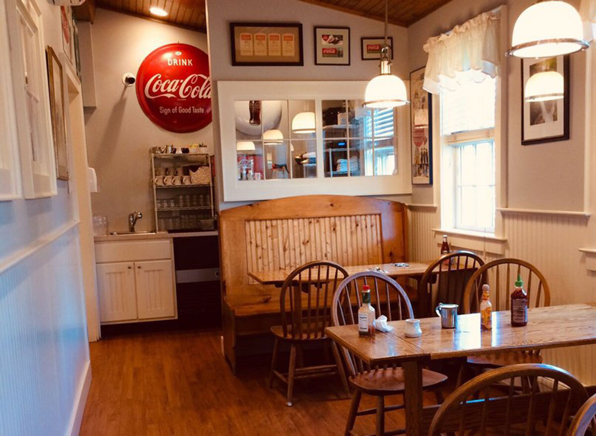 Inside Dot's Restaurant in Wilmington, Vermont