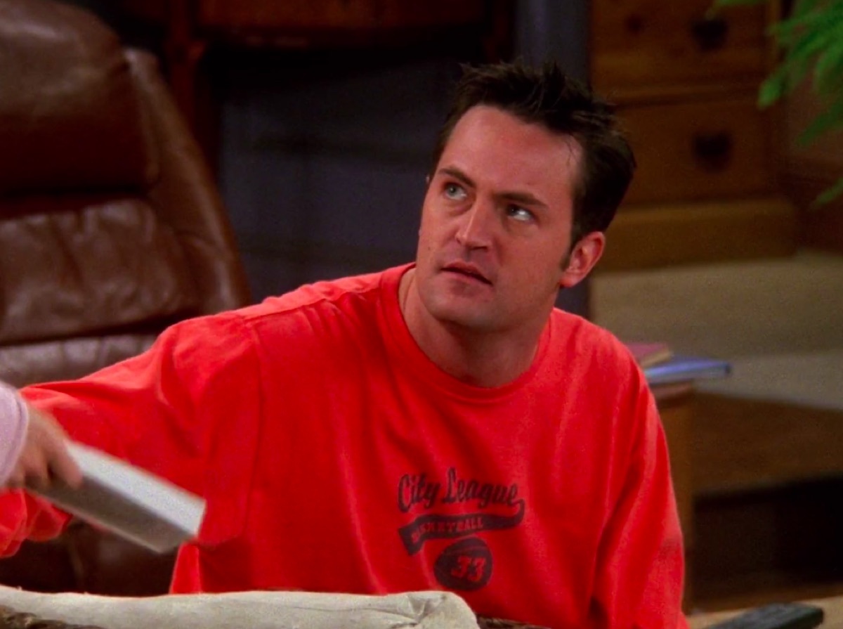 Matthew Perry as Chandler Bing on Friends