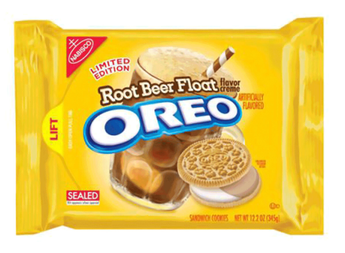 root beer float flavor creme oreo pack limited edition