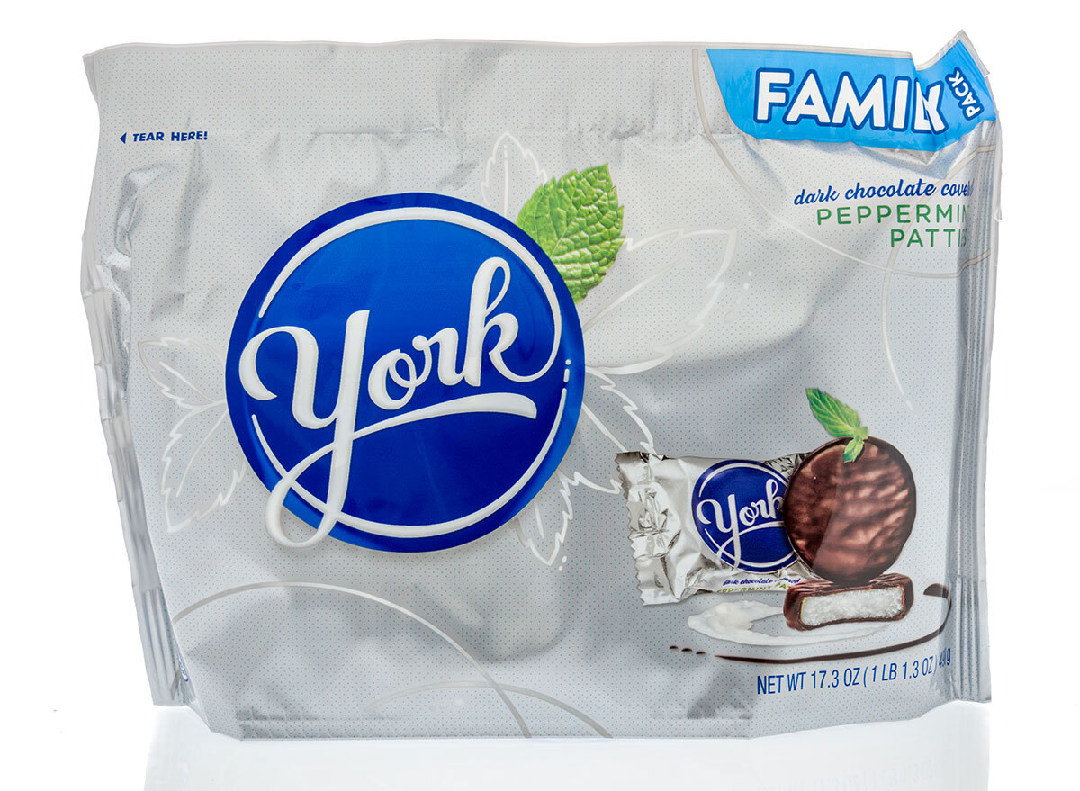 family size bag of york peppermint patties