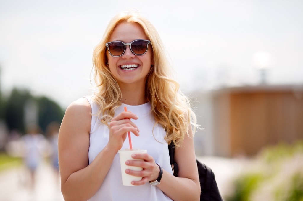 Woman Smiling