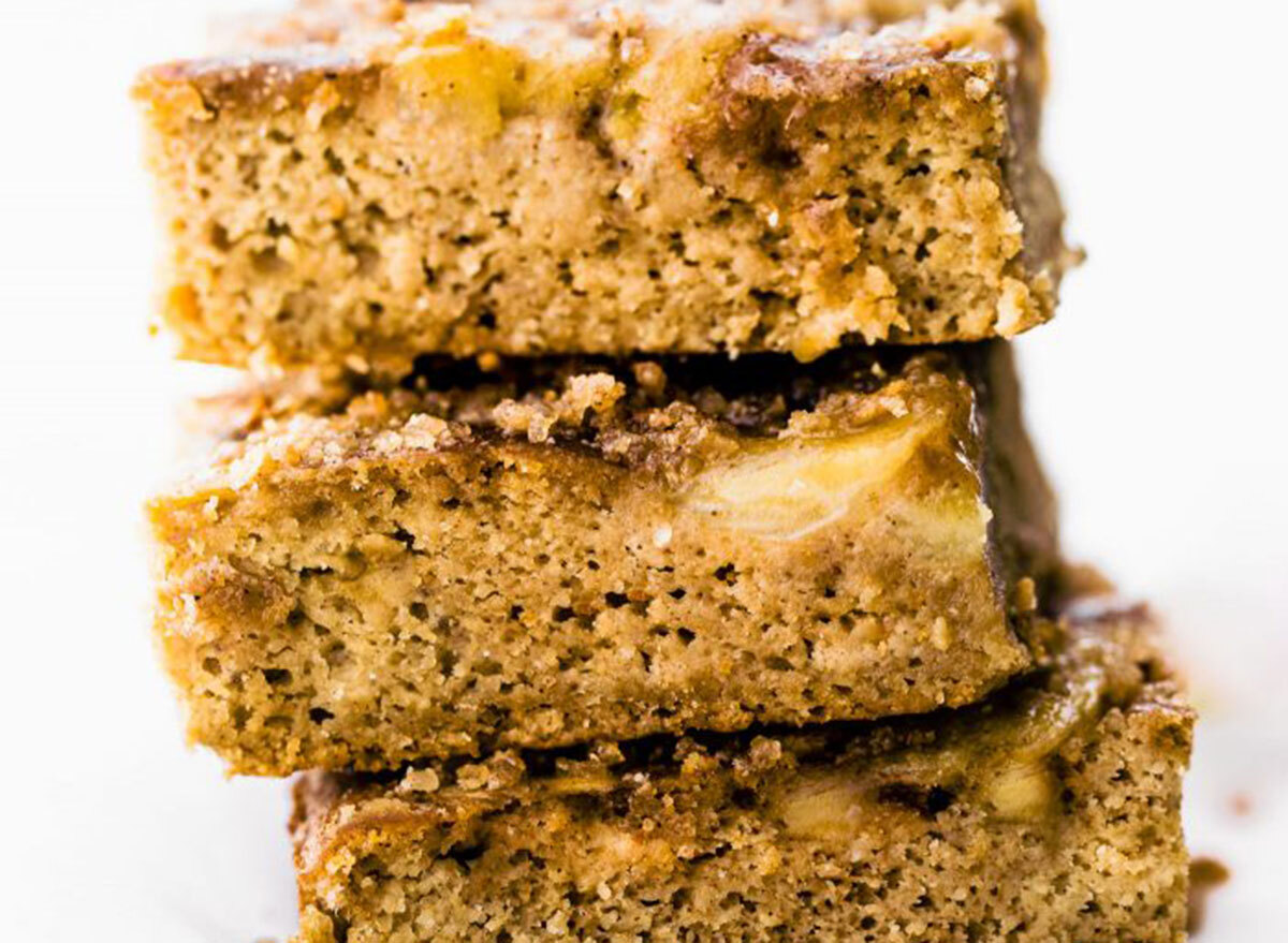 banana bread bars