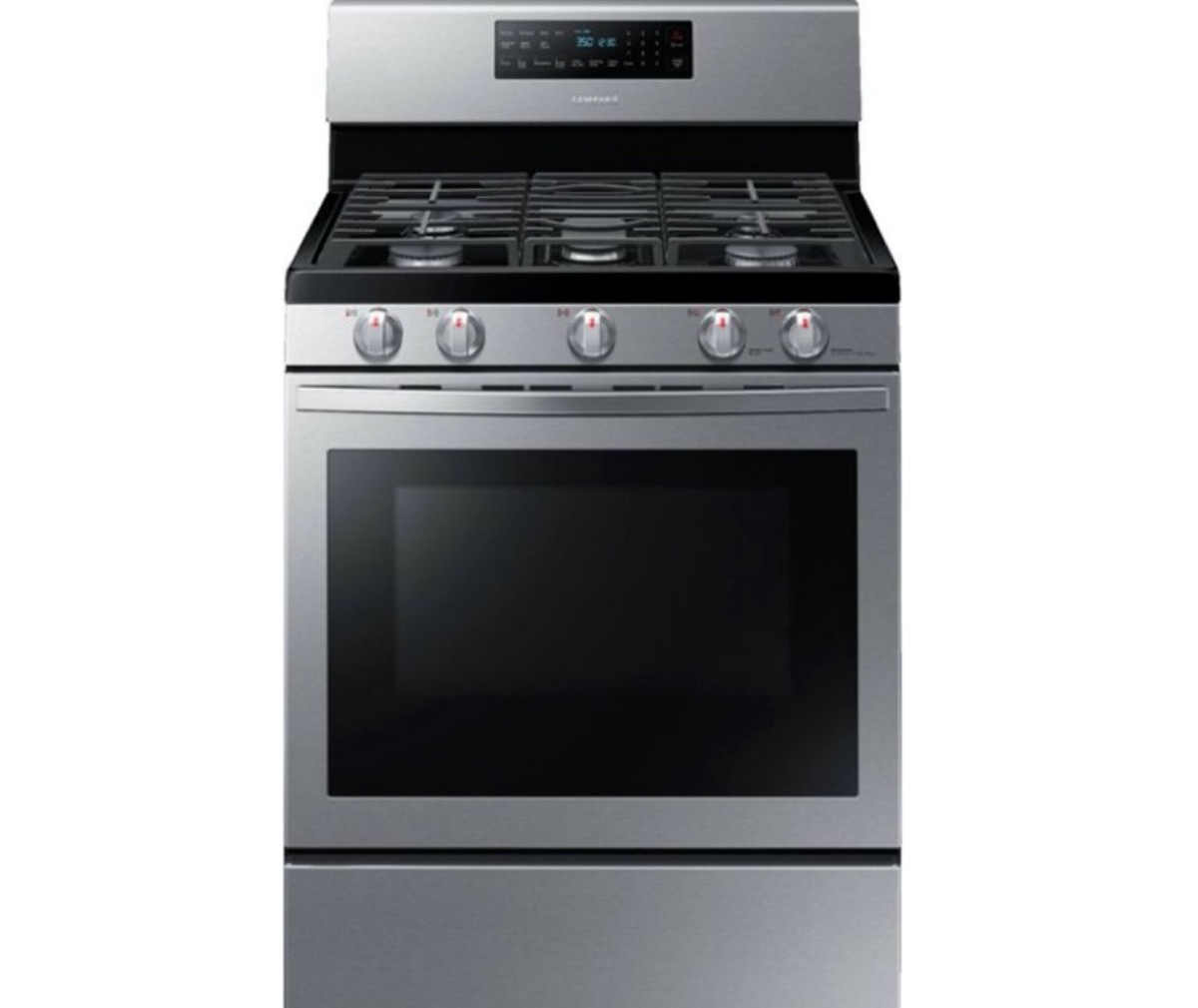 samsung silver convection range stove